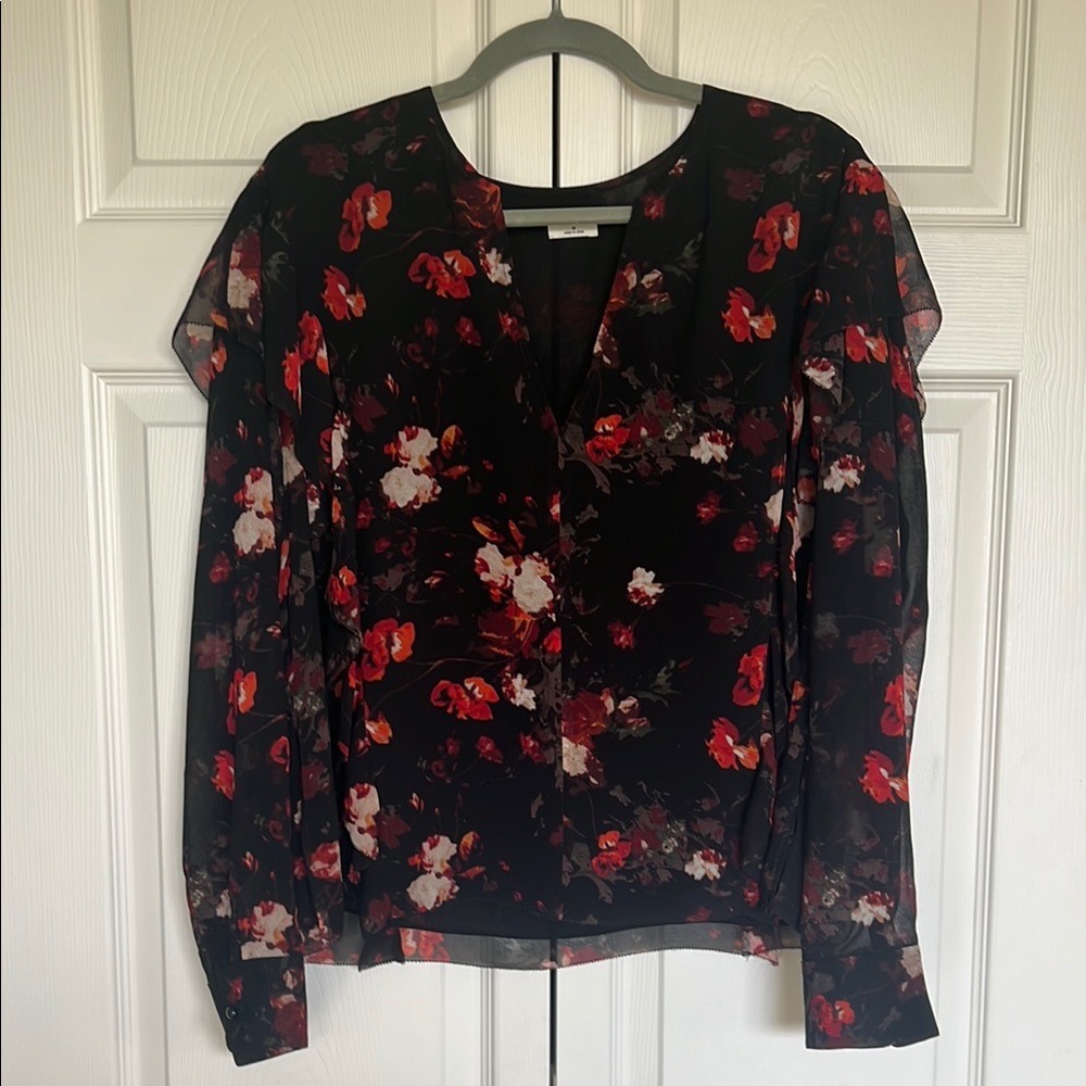Floral Sheer Blouse